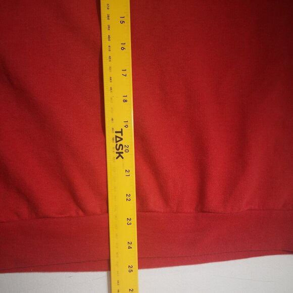 Happy Holidays Ladies Size Large Red Fleece Lined Long Sleeve Sweatshirt - Picture 9 of 10